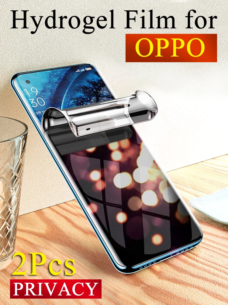 Мягкая защитная пленка Find X3 X2 Pro для OPPO Reno 4 3 4Pro 2Z Realme XT X тонированная Гидрогелевая