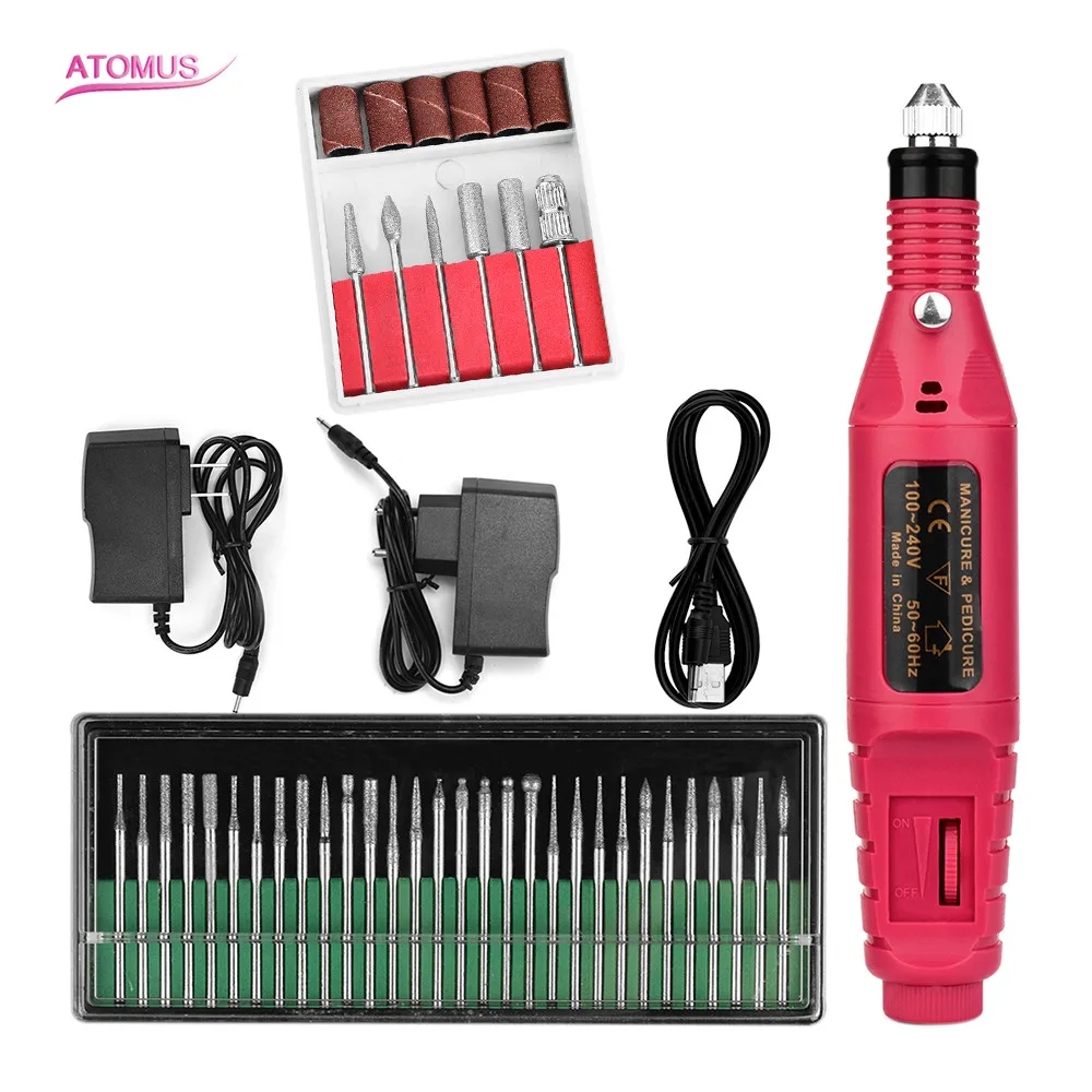 New Electric Manicure Nail Machine Set Nail Drill Bits Milling Adjustable Speed Gentle Polishing Art Pen Professional Kits
New Electric Manicure Nail Machine Set Nail Drill Bits Milling Adjustable Speed Gentle Polishing Art Pen Professional Kits