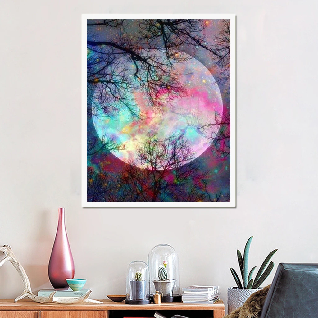 Diamond Painting Full Square Drill Moon Rhinestones Pictures Diamond Embroidery Scenic Cross Stitch Mosaic Gift Home Decoration
Diamond Painting Full Square Drill Moon Rhinestones Pictures Diamond Embroidery Scenic Cross Stitch Mosaic Gift Home Decoration
