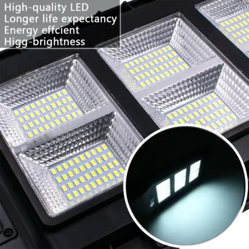 900W LED Solar Street Light Outdoor Led Lights Polycrystalline Remote Control Solar Lamp IP67 Waterproof for Plaza Garden Yard 
900W LED Solar Street Light Outdoor Led Lights Polycrystalline Remote Control Solar Lamp IP67 Waterproof for Plaza Garden Yard