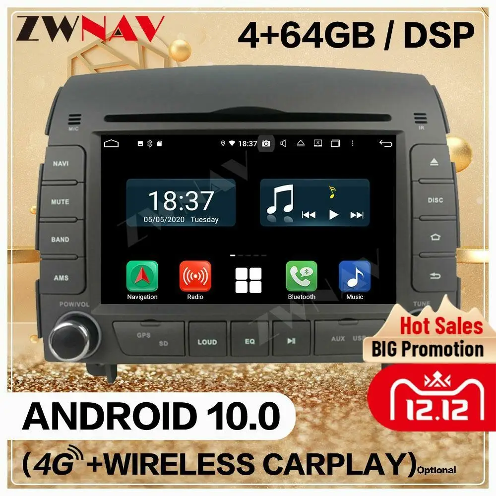 4 + 128G 2 Din для Hyundai sonata NF 2005 2006 2007 2008 Android 10 экран плеер аудио радио GPS навигация головное устройство авто стерео
4 + 128G 2 Din для Hyundai sonata NF 2005 2006 2007 2008 Android 10 экран плеер аудио радио GPS навигация головное устройство авто стерео