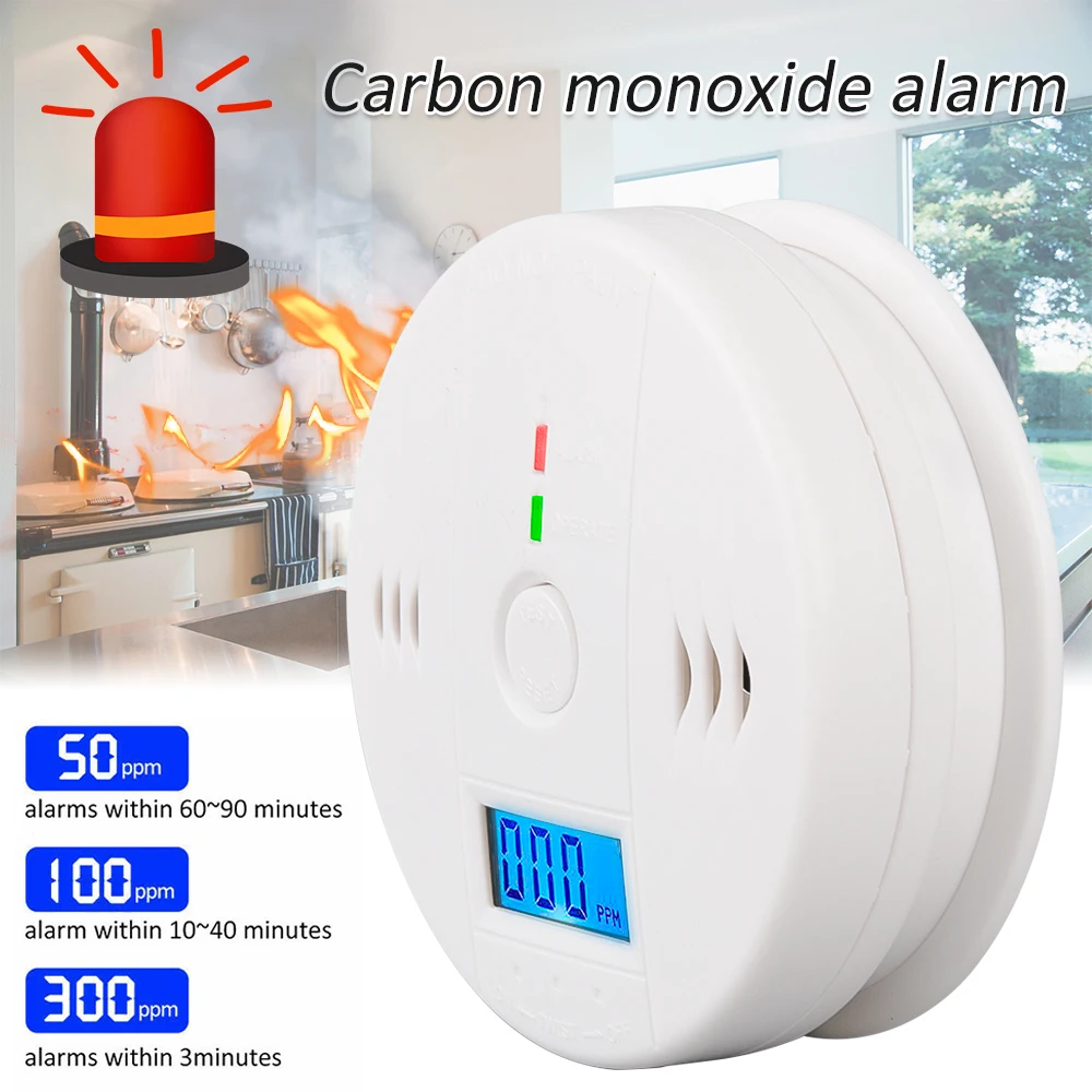 CO Sensor Work Alone BuiltIn 85dB Siren Sound Independent Carbon Monoxide Poisoning Warning Alarm Detector Carbon Monoxide Alarm
CO Sensor Work Alone BuiltIn 85dB Siren Sound Independent Carbon Monoxide Poisoning Warning Alarm Detector Carbon Monoxide Alarm