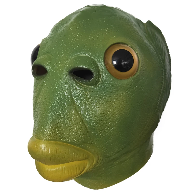 Green Fish Mask Weird Fish Latex Green Fish Headgear Unisex Adult Child Carnival Party Funny Cosplay Prom Party Spoof Mask
Green Fish Mask Weird Fish Latex Green Fish Headgear Unisex Adult Child Carnival Party Funny Cosplay Prom Party Spoof Mask