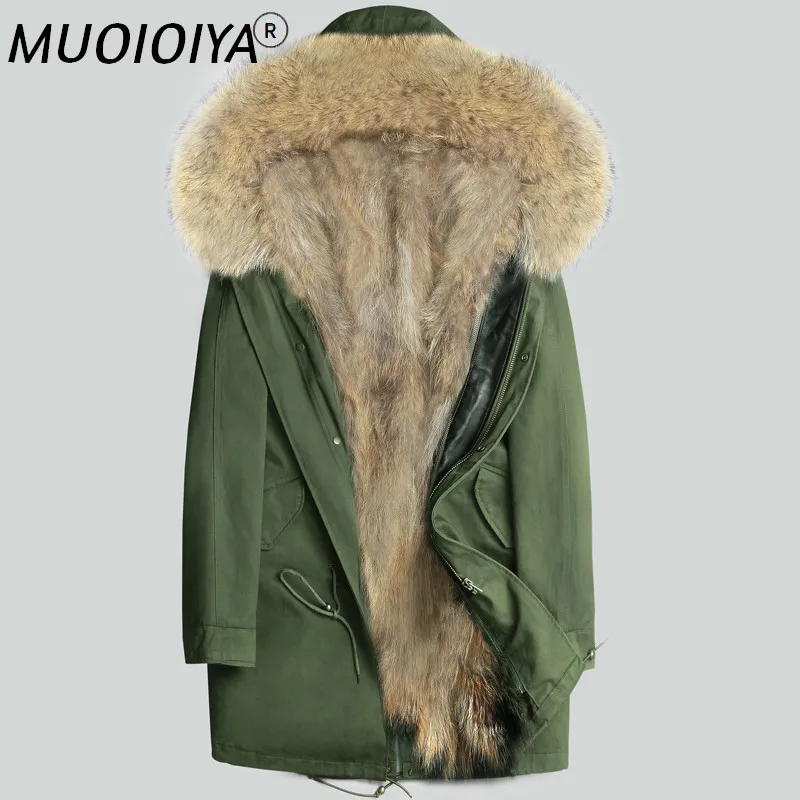 Мужская зимняя длинная куртка с капюшоном, из натурального меха енота, LSY080391 KJ811
Мужская зимняя длинная куртка с капюшоном, из натурального меха енота, LSY080391 KJ811