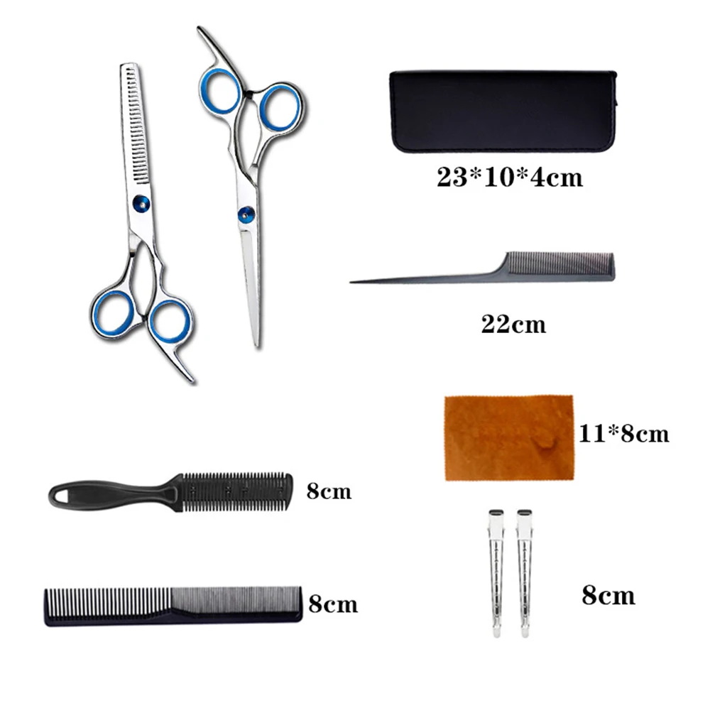10 PCS Professional Hair Cutting Scissors Set Hair Cut Flat Teeth Blades Scissors Barber Hairdressing Shears Barber Tool Set
10 PCS Professional Hair Cutting Scissors Set Hair Cut Flat Teeth Blades Scissors Barber Hairdressing Shears Barber Tool Set