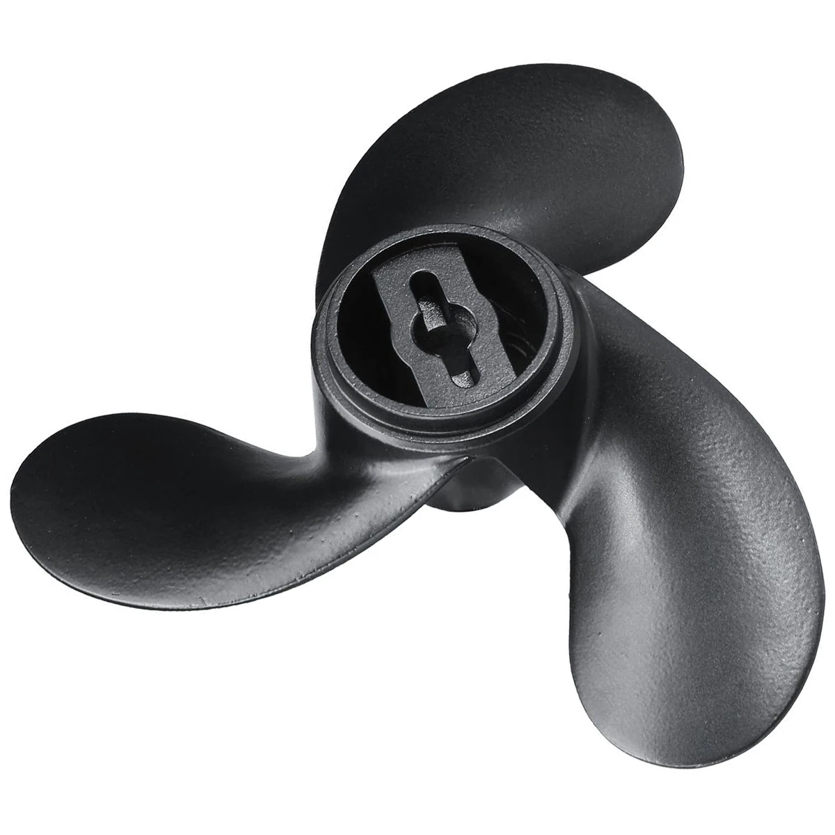 1 * Propeller Aluminum Alloy Propeller 7.4x5.7 Marine 2.2-3.3HP Black 309-64107-0 3 Blades 9 Spline Tooth Black R Rotation
1 * Propeller Aluminum Alloy Propeller 7.4x5.7 Marine 2.2-3.3HP Black 309-64107-0 3 Blades 9 Spline Tooth Black R Rotation