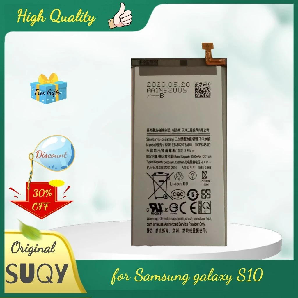 3400mah батарея для Samsung s10 батарея для Samsung galaxy s10 батарея SM-G973 G973F/U/W G9730 EB-BG973ABU замена батареи
3400mah батарея для Samsung s10 батарея для Samsung galaxy s10 батарея SM-G973 G973F/U/W G9730 EB-BG973ABU замена батареи