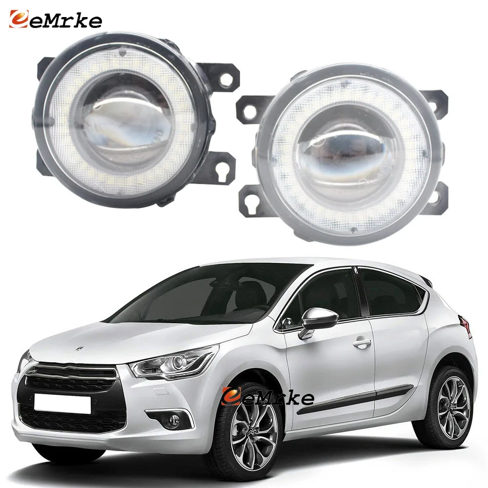 2x Car Lens LED Fog Lights Angel Eye DRL Daytime Running Light Lamp for Citroen DS4 2011 2012 2013 2014 2015
2x Car Lens LED Fog Lights Angel Eye DRL Daytime Running Light Lamp for Citroen DS4 2011 2012 2013 2014 2015