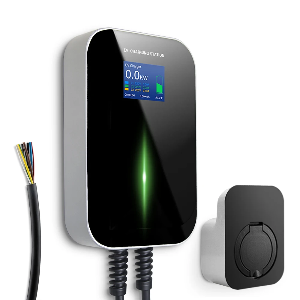 16 А, 3-фазное автомобильное зарядное устройство sae j1772, тип 1, настенное зарядное устройство с гнездом 
16 А, 3-фазное автомобильное зарядное устройство sae j1772, тип 1, настенное зарядное устройство с гнездом