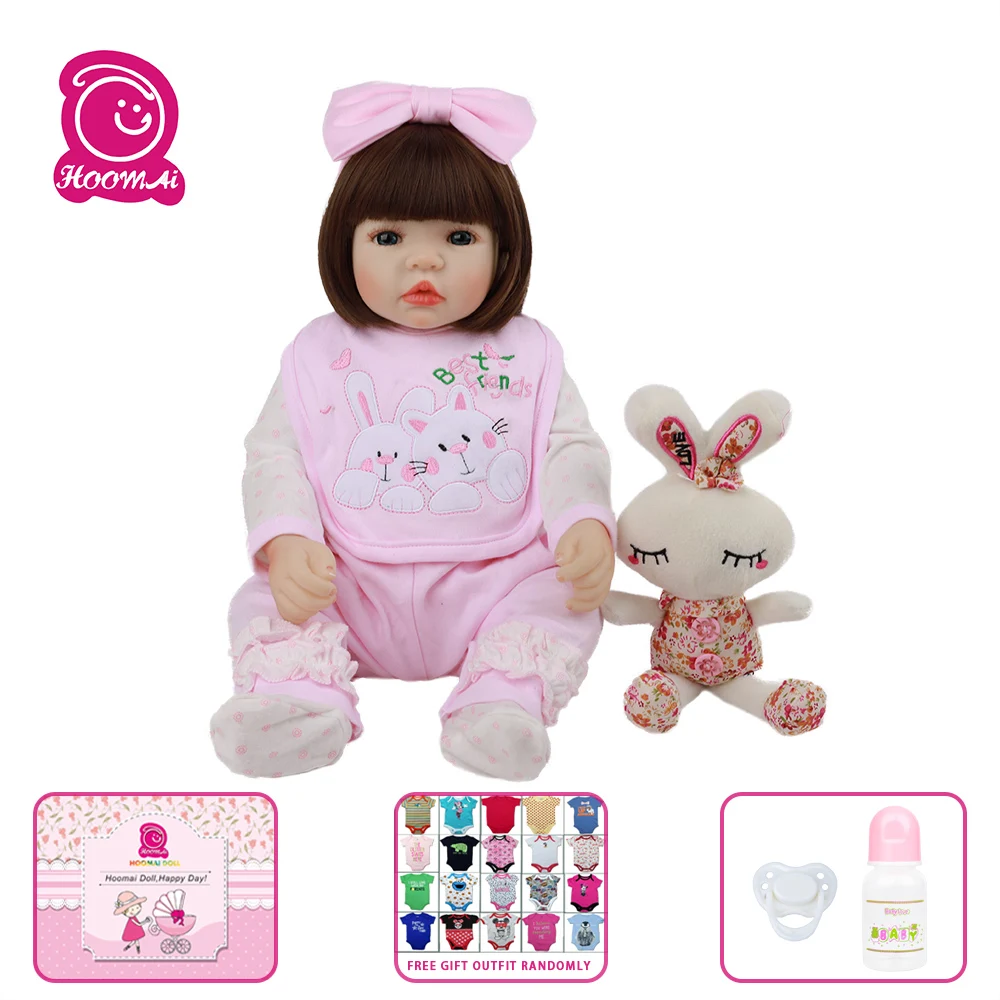 Hoomai Fashion Doll 18 '' Full Silicone Vinyl Body princess Bebe Reborn Dolls For Children Birthday Gift toys
Hoomai Fashion Doll 18 '' Full Silicone Vinyl Body princess Bebe Reborn Dolls For Children Birthday Gift toys