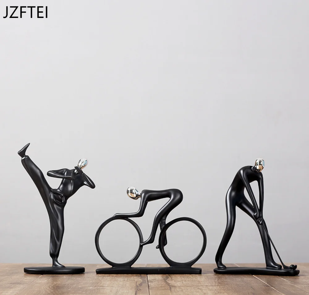 Nordic Minimalist Athlete Statue Decorations For Home Golfer Black Golfer Statuette Resin Statuettes Miniature Study Desktop
Nordic Minimalist Athlete Statue Decorations For Home Golfer Black Golfer Statuette Resin Statuettes Miniature Study Desktop