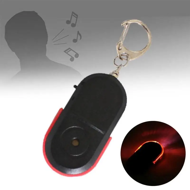 

Анти-потерянный сигнал тревоги Key Finder со свистком с светодиодный светильник мини анти-потерянный ключ Finder Сенсор