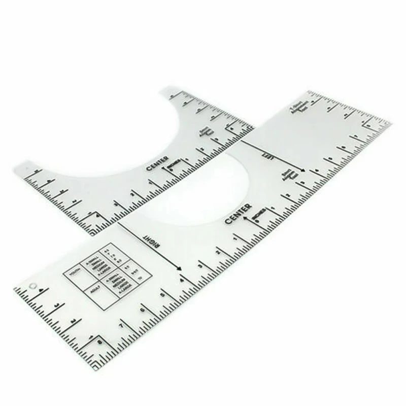 4PCS T-Shirt Alignment Ruler For Guiding T-Shirt Design Fashion Rulers With Size Chart DIY Drawing Template Craft Tool Drafting
4PCS T-Shirt Alignment Ruler For Guiding T-Shirt Design Fashion Rulers With Size Chart DIY Drawing Template Craft Tool Drafting