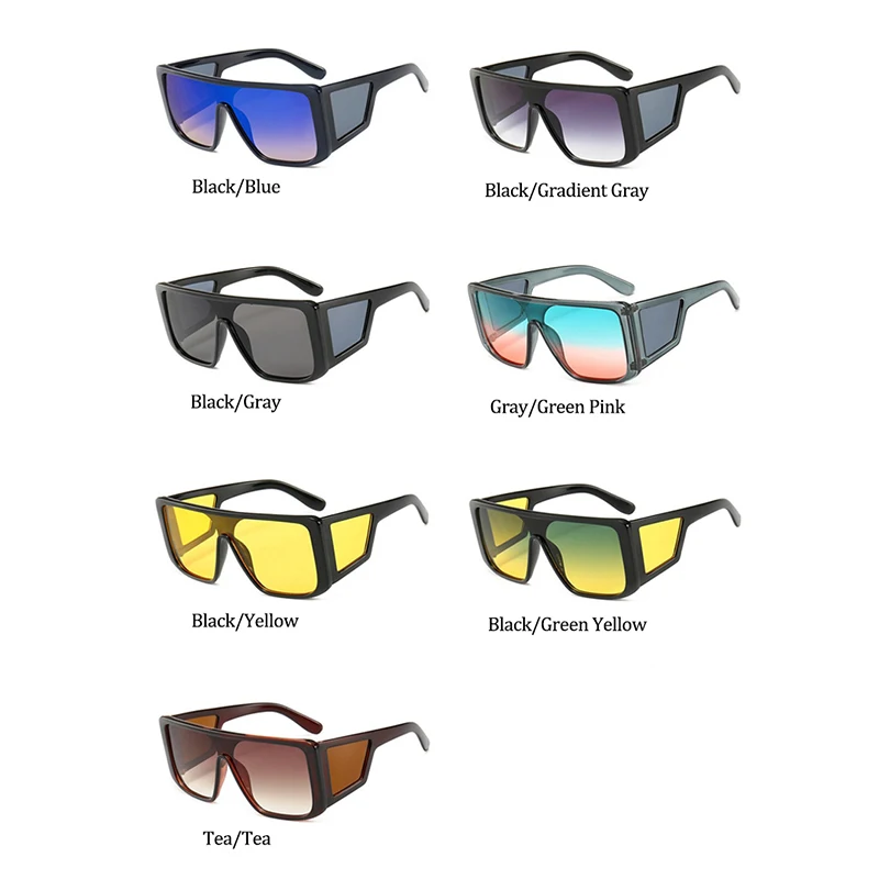 Oversized Punk Sunglasses Women Vintage Square Mirror Sun Glasses Luxury Brand Big frame Shades Glasses UV400
Oversized Punk Sunglasses Women Vintage Square Mirror Sun Glasses Luxury Brand Big frame Shades Glasses UV400