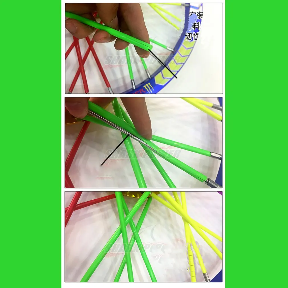 36PCS/SET Colorful Bike Motorcycle Mountain Bike MTB Wheel Modification Spokes Sleeve Tube Safety Snap-On Clip Tube
36PCS/SET Colorful Bike Motorcycle Mountain Bike MTB Wheel Modification Spokes Sleeve Tube Safety Snap-On Clip Tube