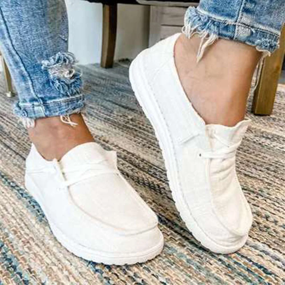 New Summer Womens Shoes Canvas Flat Shoes Breathable Casual Sports Shoes Female Sneakers
New Summer Womens Shoes Canvas Flat Shoes Breathable Casual Sports Shoes Female Sneakers