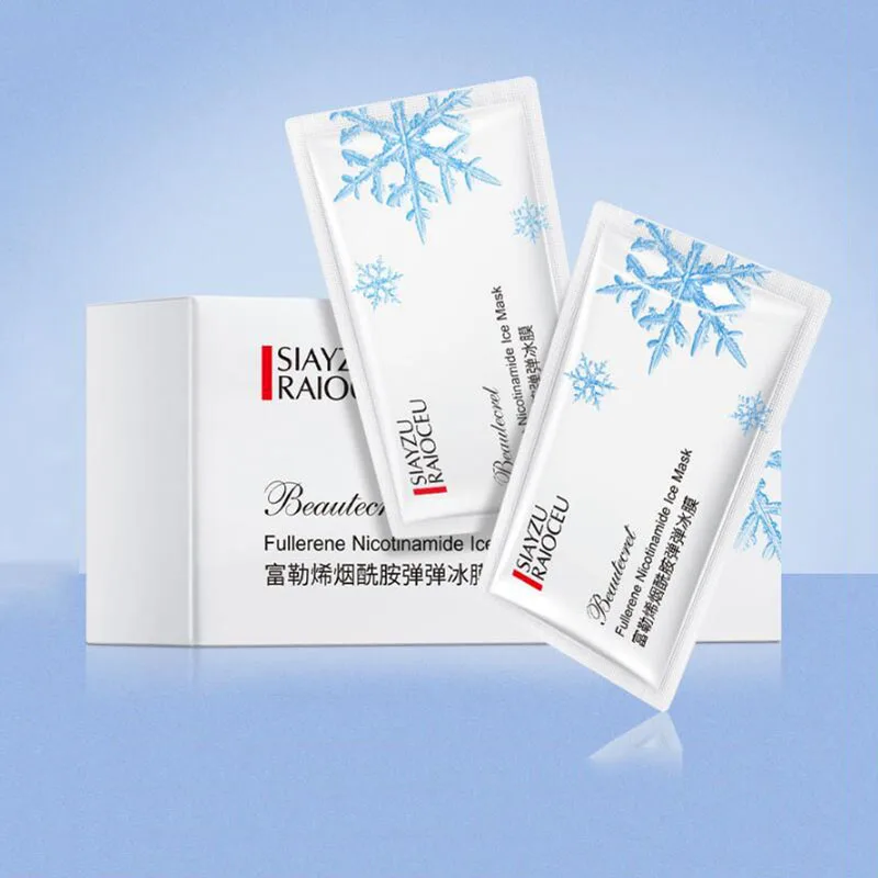 Fullerene Niacinamide Bouncing Ice Facial Mask Moisturizing Hydrating Shrinking Pores Skin Mask Skin Care
Fullerene Niacinamide Bouncing Ice Facial Mask Moisturizing Hydrating Shrinking Pores Skin Mask Skin Care