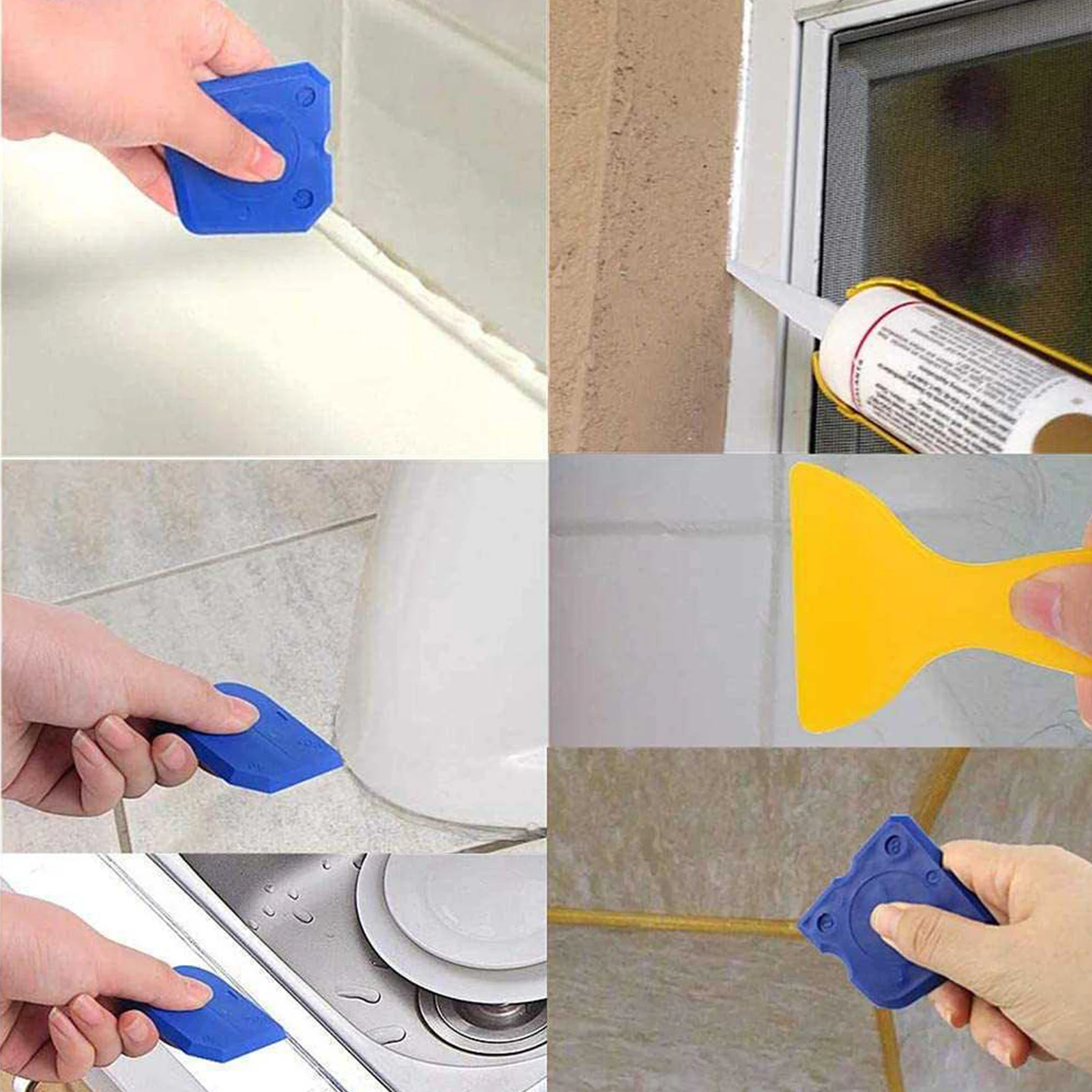 3 in 1 19pcs Silicone Caulking Tools Sealant Finishing Tool Grout Scraper Sink Joint Great Tools for Kitchen Bathroom Window
3 in 1 19pcs Silicone Caulking Tools Sealant Finishing Tool Grout Scraper Sink Joint Great Tools for Kitchen Bathroom Window