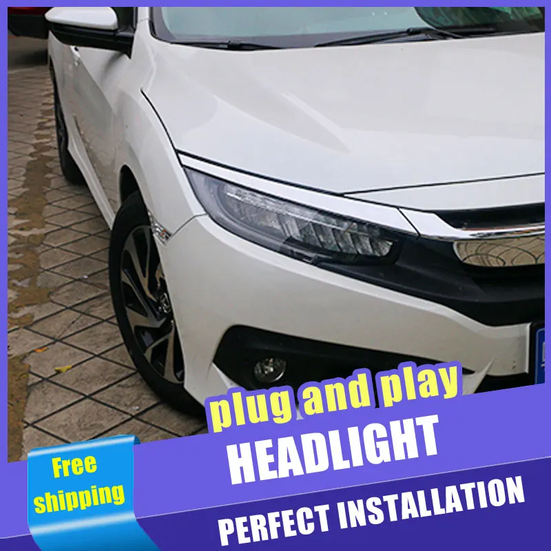 2PCS Car Style LED headlights for Honda Civic 2015-2017 for Civic head lamp LED Lens Double Beam H7 HID Xenon bi xenon lens
2PCS Car Style LED headlights for Honda Civic 2015-2017 for Civic head lamp LED Lens Double Beam H7 HID Xenon bi xenon lens