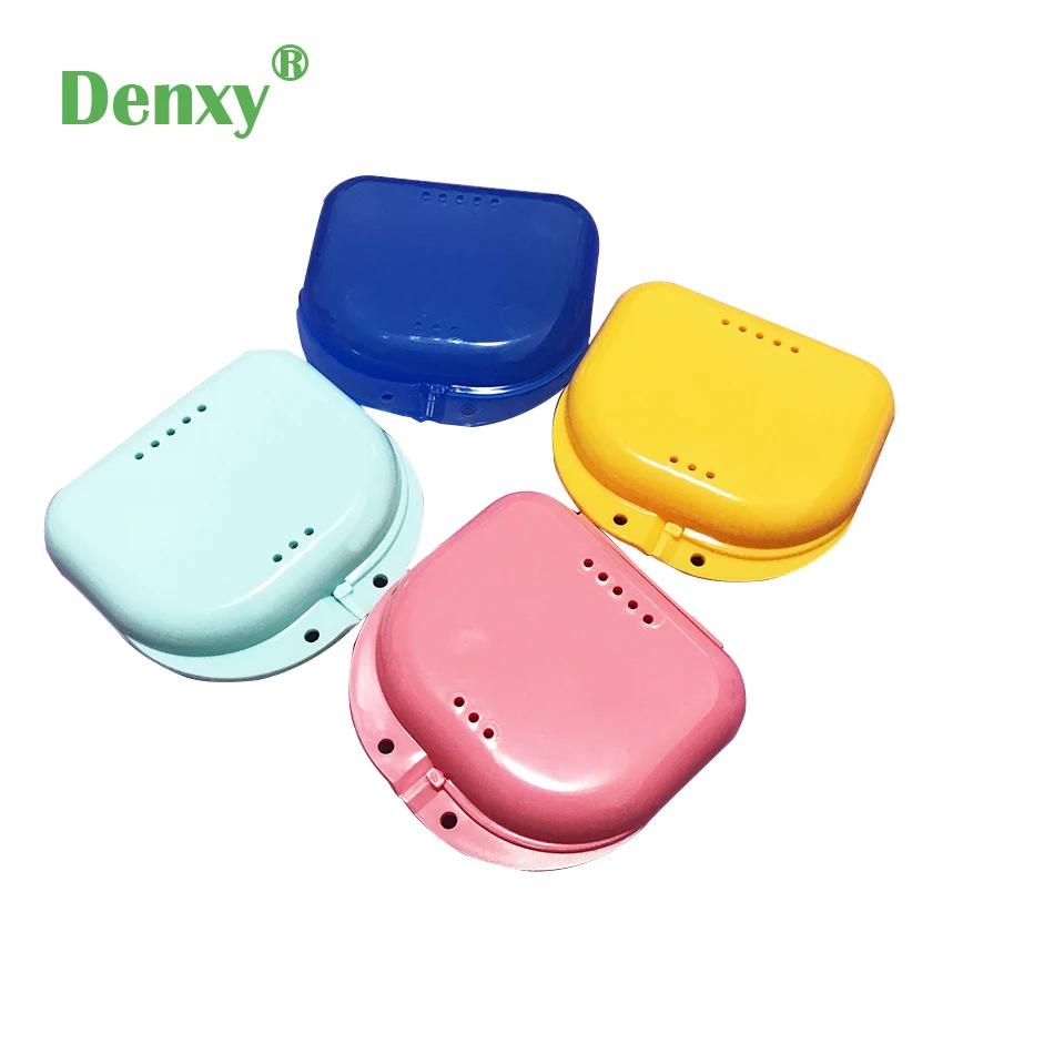 Denxy 12pcs dental Colorful retainer case denture box orthodontic denture storage case mouthguards bite guards Sport guard
Denxy 12pcs dental Colorful retainer case denture box orthodontic denture storage case mouthguards bite guards Sport guard