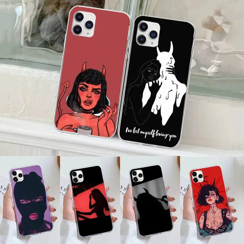 Devil Woman Sexy Girl Fashion Phone Case for iPhone 11 12 13 mini pro XS MAX 8 7 6 6S Plus X 5S SE 2020 XR case
Devil Woman Sexy Girl Fashion Phone Case for iPhone 11 12 13 mini pro XS MAX 8 7 6 6S Plus X 5S SE 2020 XR case