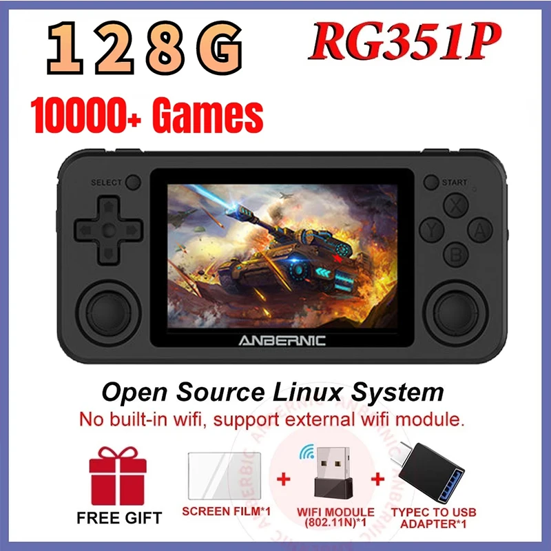 Консоль игровая ANBERNIC RG351P в ретро стиле, портативный игровой приставка с системой Linux RK3326, подарок на Рождество для детей
Консоль игровая ANBERNIC RG351P в ретро стиле, портативный игровой приставка с системой Linux RK3326, подарок на Рождество для детей