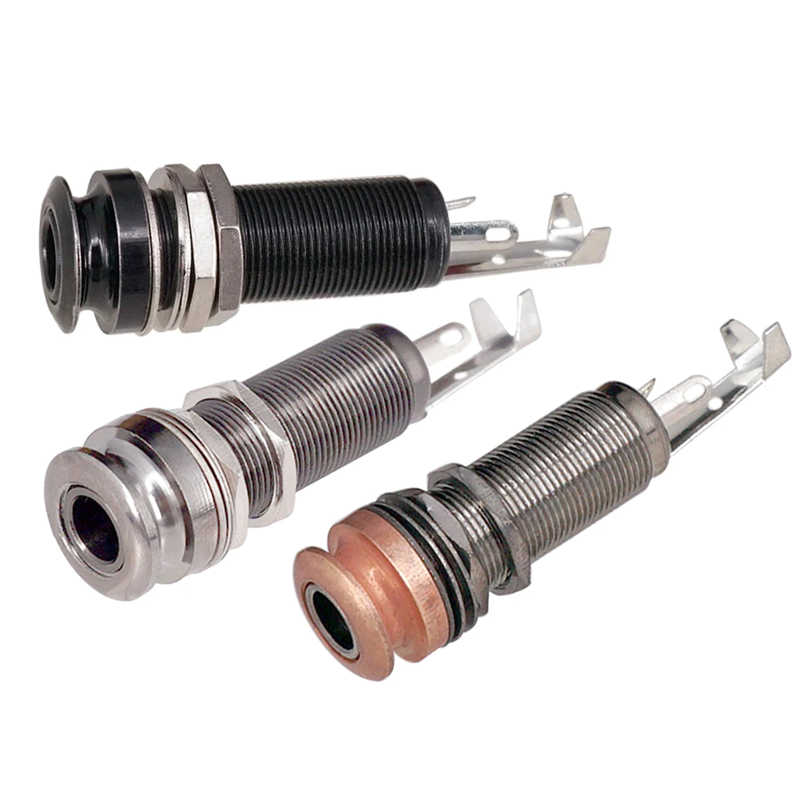 Brass Threaded Cylinder Guitar Jack 1/4" Barrel Jack Cylinder Input Output Jacks for Electric Guitar Parts
Brass Threaded Cylinder Guitar Jack 1/4" Barrel Jack Cylinder Input Output Jacks for Electric Guitar Parts