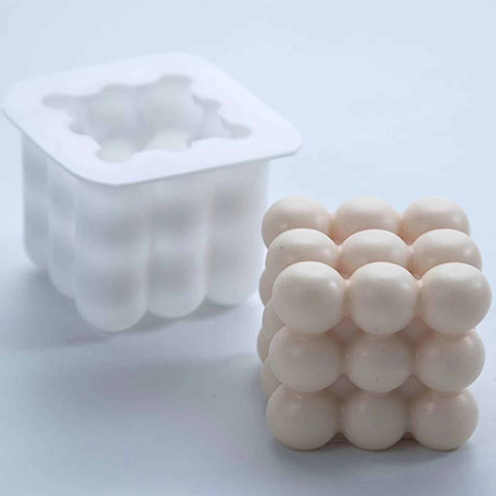 Plaster Mould 3D Cube Baking Mousse Cake Mold Silicone Square Bubble Chocolate Molds Candle Bakeware Cake Making Tools Kitchen
Plaster Mould 3D Cube Baking Mousse Cake Mold Silicone Square Bubble Chocolate Molds Candle Bakeware Cake Making Tools Kitchen