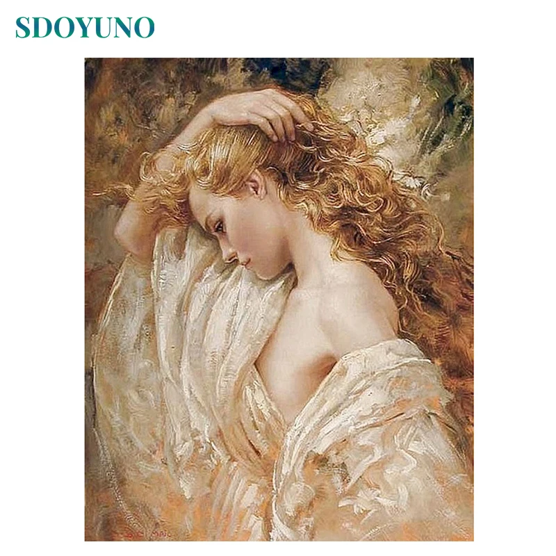 SDOYUNO DIY Paint By Numbers Figure 60x75cm Oil Painting By Numbers On Canvas Frameless Women Number Painting Home Decor
SDOYUNO DIY Paint By Numbers Figure 60x75cm Oil Painting By Numbers On Canvas Frameless Women Number Painting Home Decor