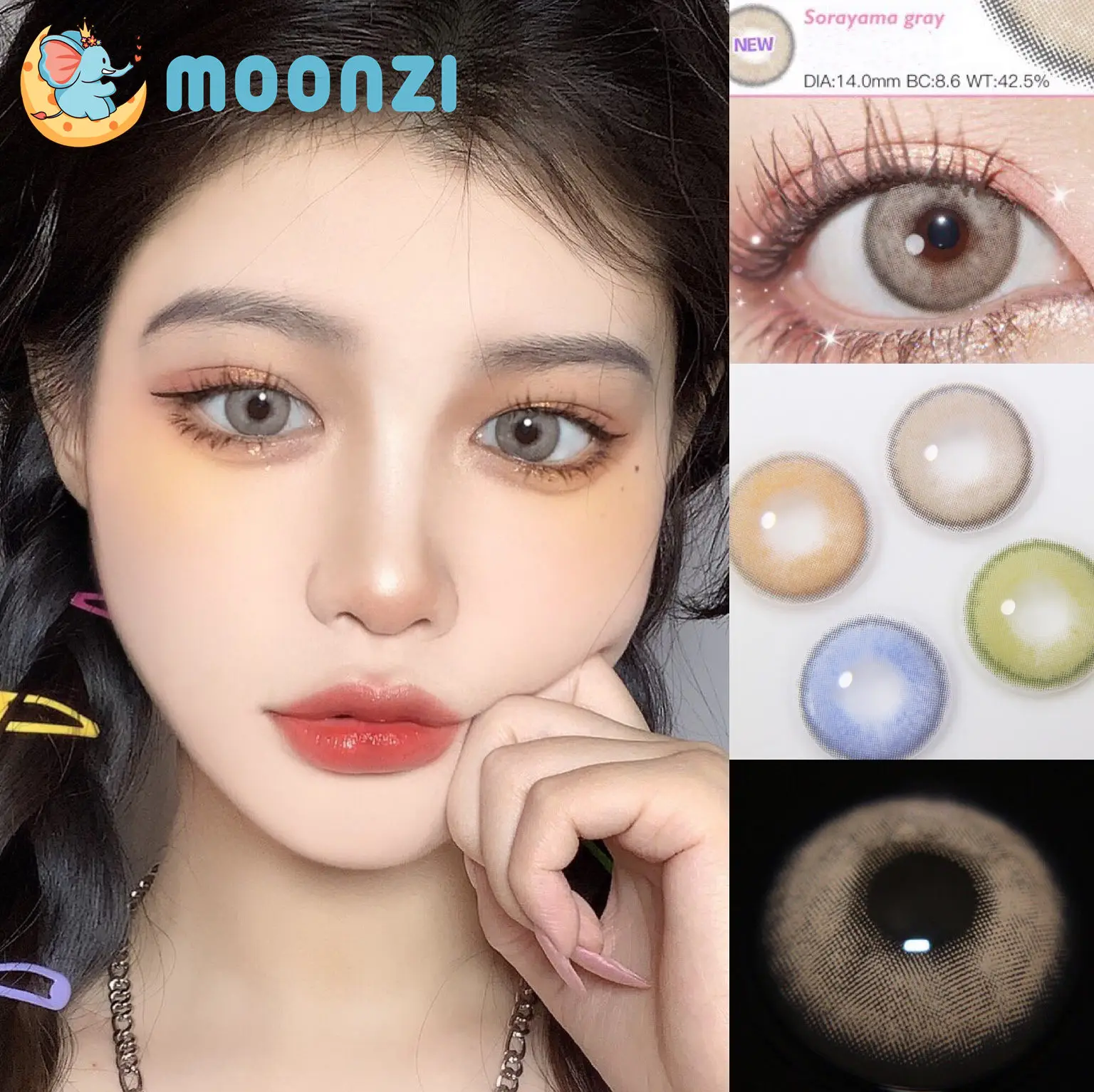 Серые мягкие контактные линзы для глаз MOONZI hill, высокое качество, большие натуральные цветные небольшие красивые контактные линзы для глаз при близорукости
Серые мягкие контактные линзы для глаз MOONZI hill, высокое качество, большие натуральные цветные небольшие красивые контактные линзы для глаз при близорукости