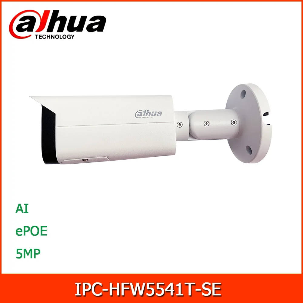 Dahua IN STOCK AI 5MP POE IP Camera IR 80M IPC-HFW5541T-SE 5MP Pro AI IR Bullet Network Camera
Dahua IN STOCK AI 5MP POE IP Camera IR 80M IPC-HFW5541T-SE 5MP Pro AI IR Bullet Network Camera