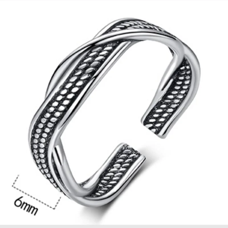 Gothic Punk Chunky Rope Geometric Thai Sterling Silver Adjustable Ring For Wome Men Unisex Dainty Statement Turkish Big Jewelry
Gothic Punk Chunky Rope Geometric Thai Sterling Silver Adjustable Ring For Wome Men Unisex Dainty Statement Turkish Big Jewelry