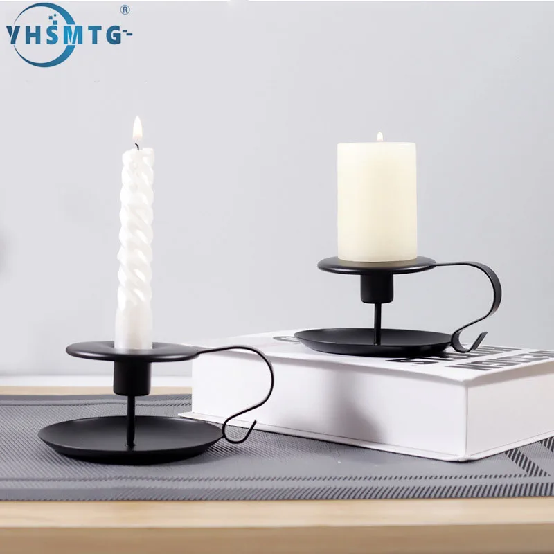 Retro Candle Stand Holder Iron Candelabra Fashion Wedding Black/Gold Handmade Candlestick Dining Table Decor Home Decoration
Retro Candle Stand Holder Iron Candelabra Fashion Wedding Black/Gold Handmade Candlestick Dining Table Decor Home Decoration