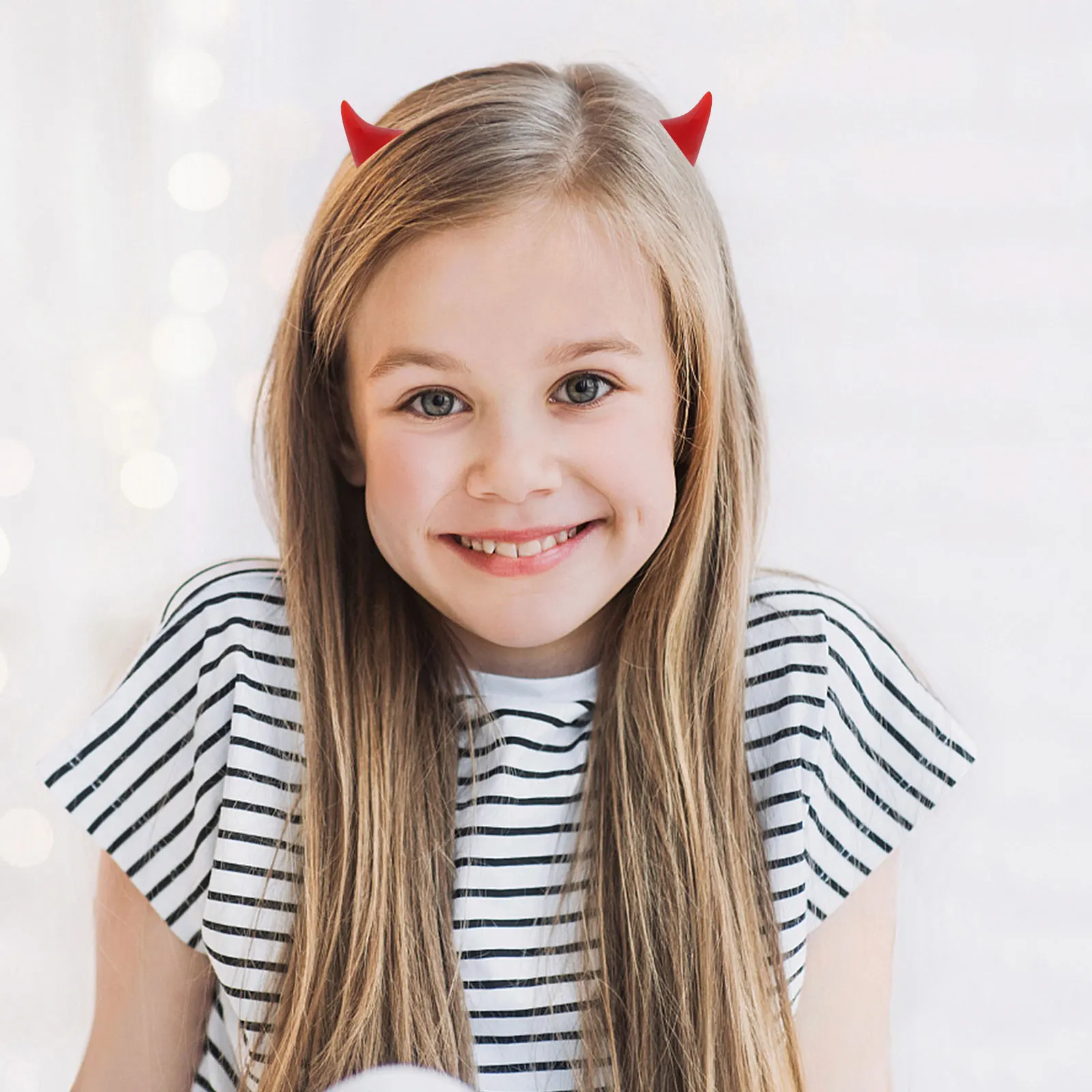 1 Pair Halloween Hairpins Party Cosplay Costume Small Demon Horn Hair Accessories Clip Pin | Красота и здоровье