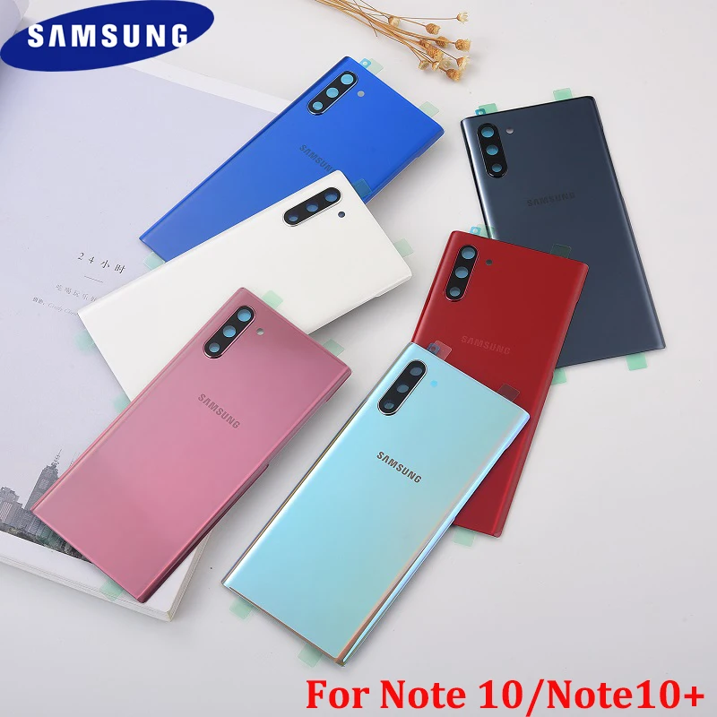 Original SAMSUNG Galaxy Note 10 N970 N970F NOTE10+ Plus N9750 N975F Back Cover Glass Rear Door Battery Housing Case & Camera Len
Original SAMSUNG Galaxy Note 10 N970 N970F NOTE10+ Plus N9750 N975F Back Cover Glass Rear Door Battery Housing Case & Camera Len