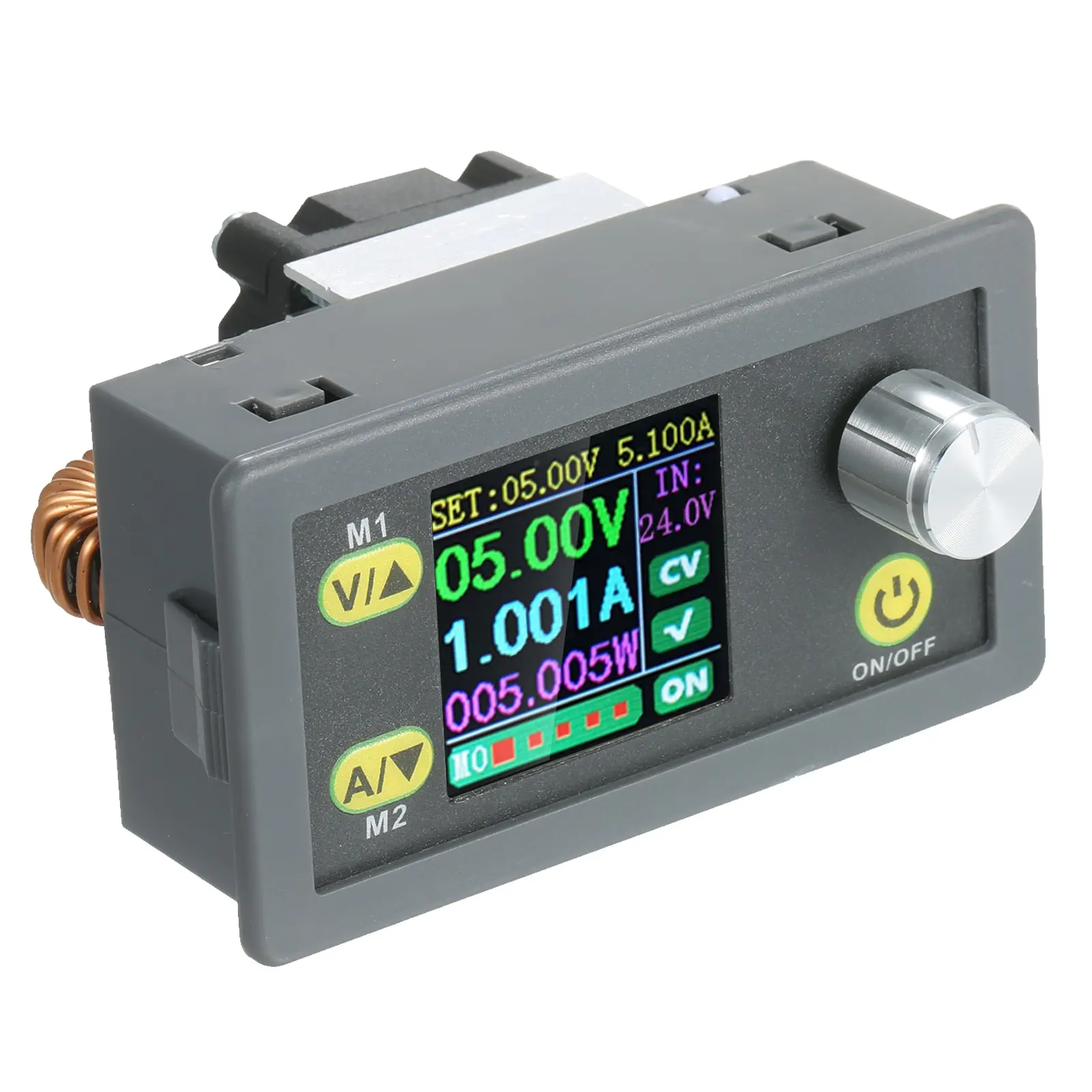 Digital Control Module 5A 80W Constant Voltage Current Programmable Power Supply Module Adjustable Voltage Regulator DataStorage
Digital Control Module 5A 80W Constant Voltage Current Programmable Power Supply Module Adjustable Voltage Regulator DataStorage