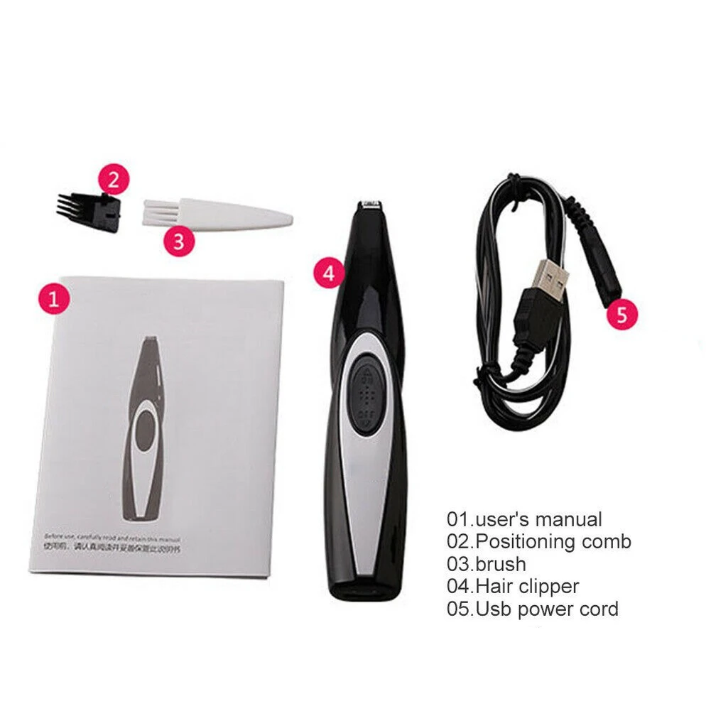 Electric Pet Nail Hair Trimmer Grinder Cat Dog Grooming Tool Shearing Cutter USB Rechargeable Dog Haircut Paw Shaver Clipper 
Electric Pet Nail Hair Trimmer Grinder Cat Dog Grooming Tool Shearing Cutter USB Rechargeable Dog Haircut Paw Shaver Clipper