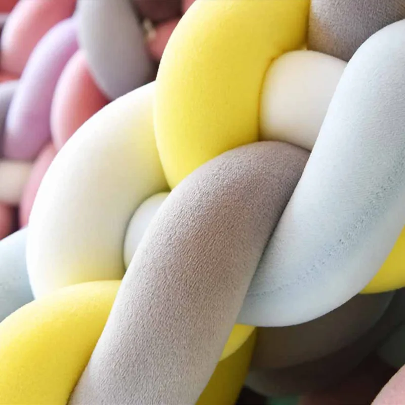 New Arrival 19-27 Baby Crib Bumper Comfortable Baby Bed Cushion Cot Protector Unisex 1.5M/2M/3M Twist Knot Pillows Baby Stuff
New Arrival 19-27 Baby Crib Bumper Comfortable Baby Bed Cushion Cot Protector Unisex 1.5M/2M/3M Twist Knot Pillows Baby Stuff