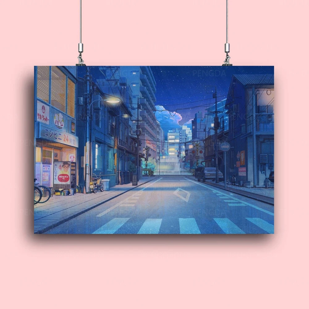Home Decor City Hd Prints Poster Pictures Animation Scereny Wall Artwork Street Modular Canvas Night Painting For Living Room
Home Decor City Hd Prints Poster Pictures Animation Scereny Wall Artwork Street Modular Canvas Night Painting For Living Room