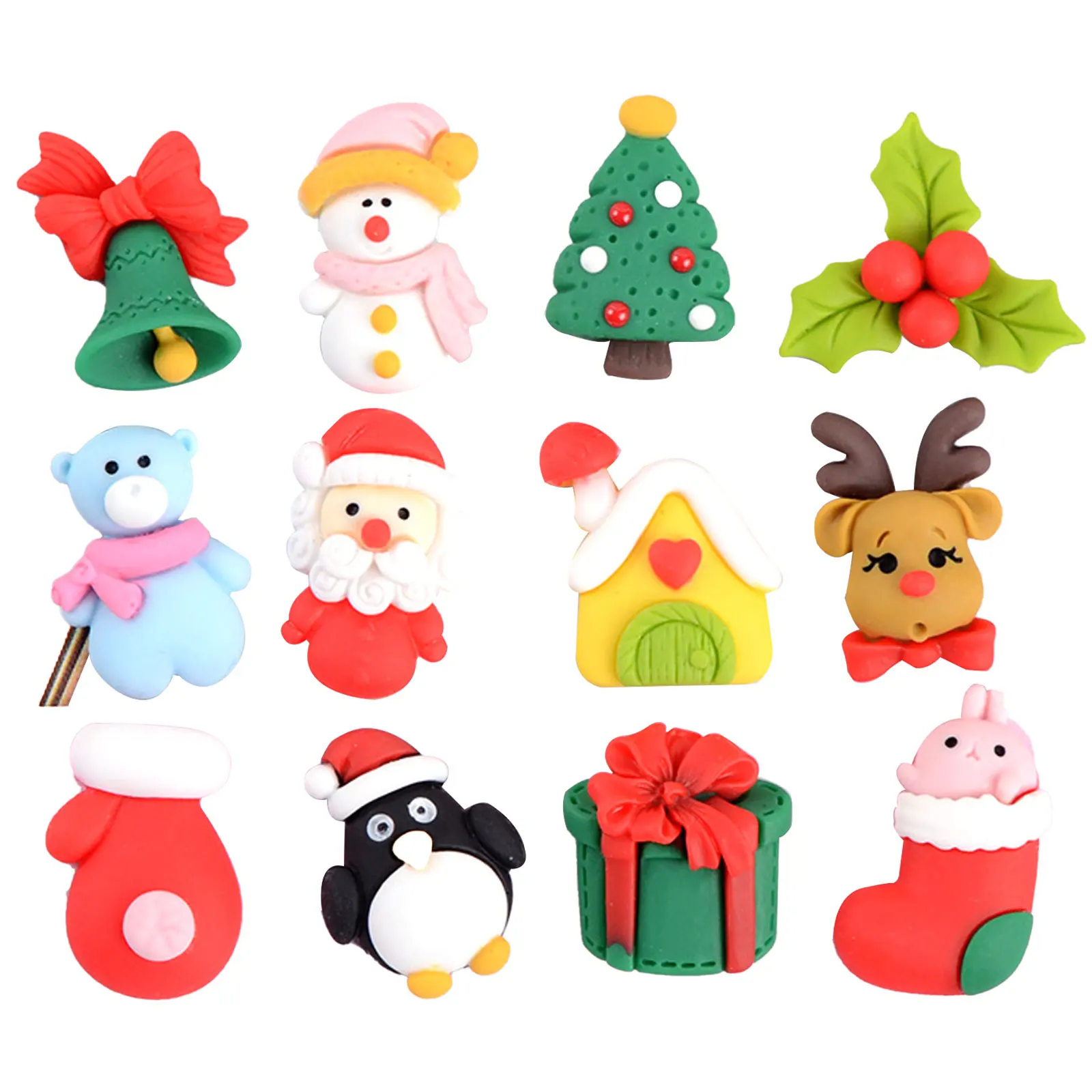 30pcs Christmas Style Resin Charm Xmas Lovely Mixed Handcraft Supply Christmas DIY Craft Bookmark Navidad Scrapbook Hair Clip
30pcs Christmas Style Resin Charm Xmas Lovely Mixed Handcraft Supply Christmas DIY Craft Bookmark Navidad Scrapbook Hair Clip