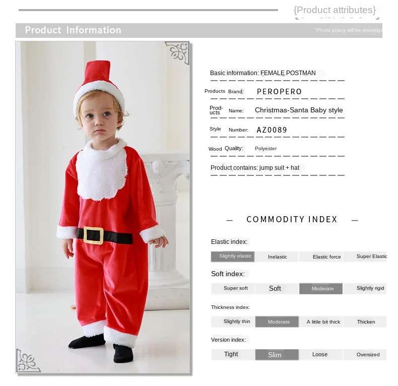 Christmas Clothes New Baby Santa Claus Clothes Hot Selling Cosplay Boys and Girls Christmas Costumes 
Christmas Clothes New Baby Santa Claus Clothes Hot Selling Cosplay Boys and Girls Christmas Costumes