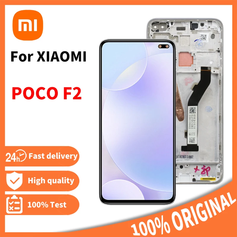 Новый оригинальный ЖК-дисплей 6 67 ''для Xiaomi Poco F2 MI Pocophone с сенсорным экраном