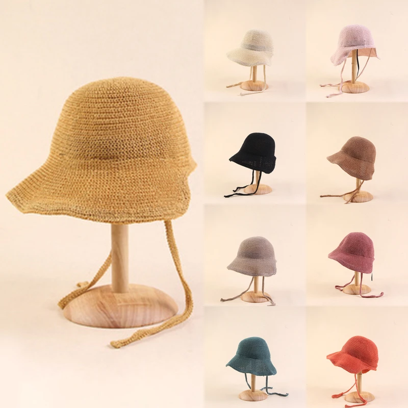 Sweet Ruffles Wide Brim Bucket Hat with Satin Long Ribbon Chin Strap Japanese Women Summer Bowknot Sunscreen Fisherman Cap 
Sweet Ruffles Wide Brim Bucket Hat with Satin Long Ribbon Chin Strap Japanese Women Summer Bowknot Sunscreen Fisherman Cap
