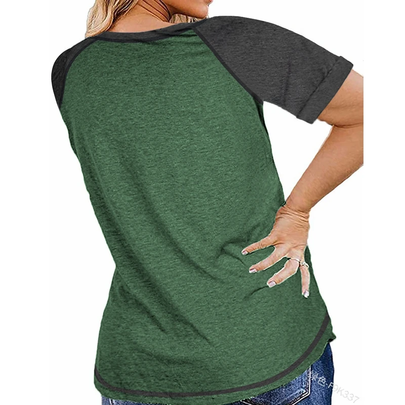 WEPBEL T-shirt Summer Fashion Loose Stitching T-shirt Top Women's Casual Short Sleeve O-Neck T-shirt Plus Size
WEPBEL T-shirt Summer Fashion Loose Stitching T-shirt Top Women's Casual Short Sleeve O-Neck T-shirt Plus Size