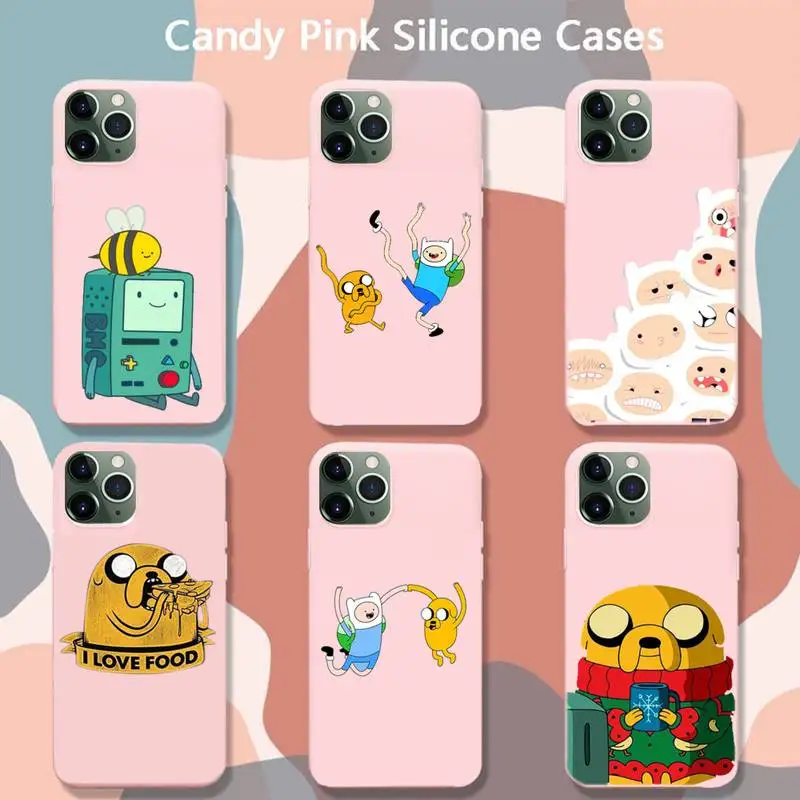 Adventure Time Cute Beemo BMO Jake Finn Phone Case For Iphone 6 6s 7 8 Plus XR X 11 12 Pro Mini Max Candy Pink Silicone Cover
Adventure Time Cute Beemo BMO Jake Finn Phone Case For Iphone 6 6s 7 8 Plus XR X 11 12 Pro Mini Max Candy Pink Silicone Cover