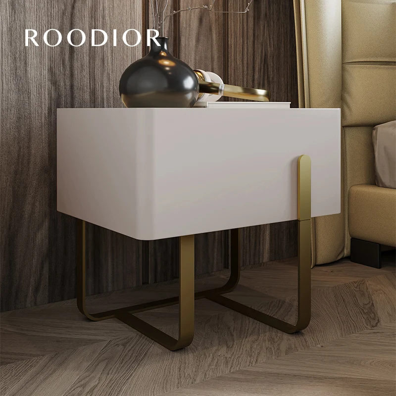 Bedside table modern minimalist style bedside cabinet white light luxury minimalist storage cabinet free installation
Bedside table modern minimalist style bedside cabinet white light luxury minimalist storage cabinet free installation