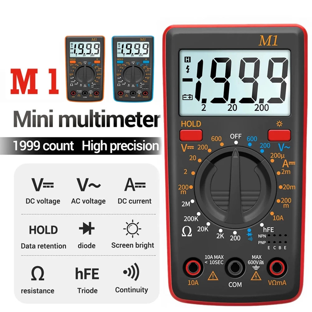 Цифровой мультиметр M1, EsrMeter, тестер напряжения, True Rms R, мультитестер, Ichmeters Dmm 400a 10
Цифровой мультиметр M1, EsrMeter, тестер напряжения, True Rms R, мультитестер, Ichmeters Dmm 400a 10