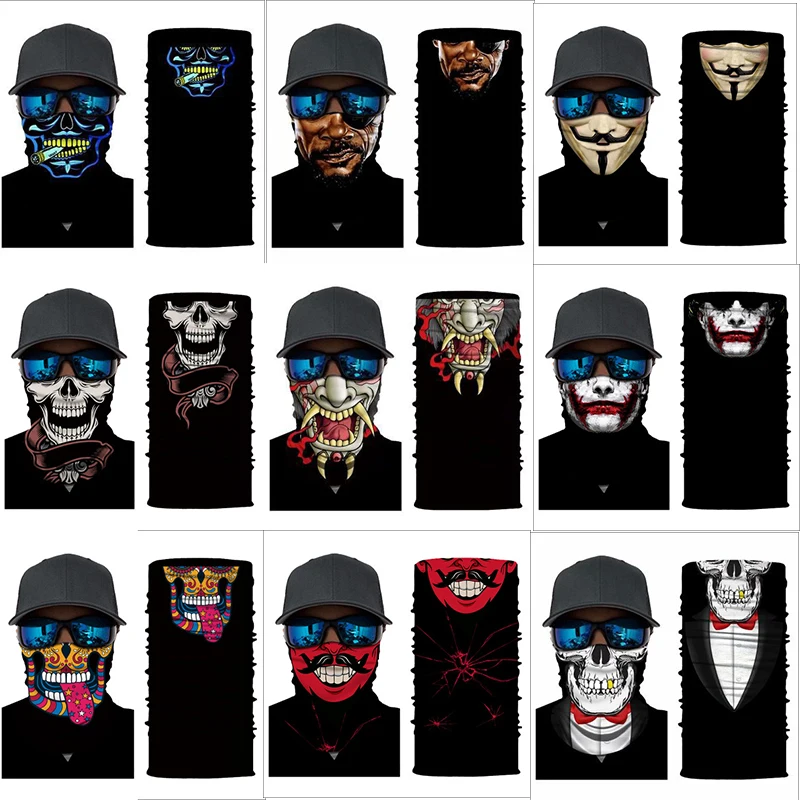 3D Printing Cycling Sunscreen Multifunctional Face Mask Bib Mask Mountaineering Fishing Headband Outdoor Sports Equipment 
3D Printing Cycling Sunscreen Multifunctional Face Mask Bib Mask Mountaineering Fishing Headband Outdoor Sports Equipment