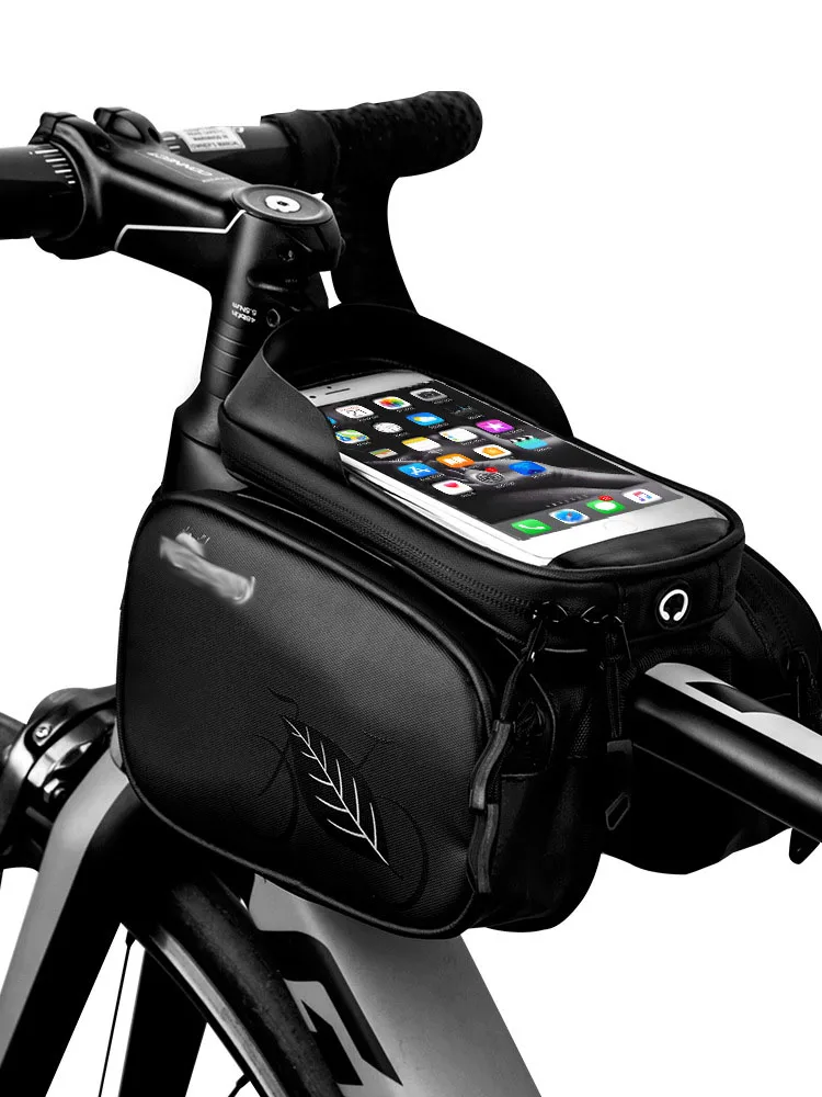 Bicycle mobile phone bag touch screen saddle bag mountain bike front beam bag touch screen phone top tube bag riding equipment n
Bicycle mobile phone bag touch screen saddle bag mountain bike front beam bag touch screen phone top tube bag riding equipment n