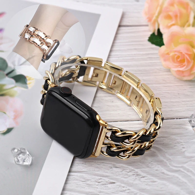 Watchband for Apple Watch 6 Band 44mm 42mm Bracelet Watch for Iwatch Series 3 4 5 Band 40mm 38mm Stainless Steel Luxury Fashion
Watchband for Apple Watch 6 Band 44mm 42mm Bracelet Watch for Iwatch Series 3 4 5 Band 40mm 38mm Stainless Steel Luxury Fashion